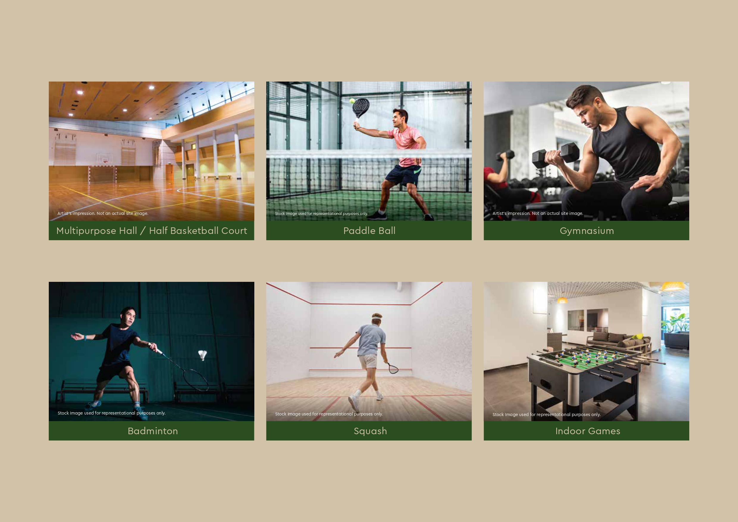 Sport and fitness amenities