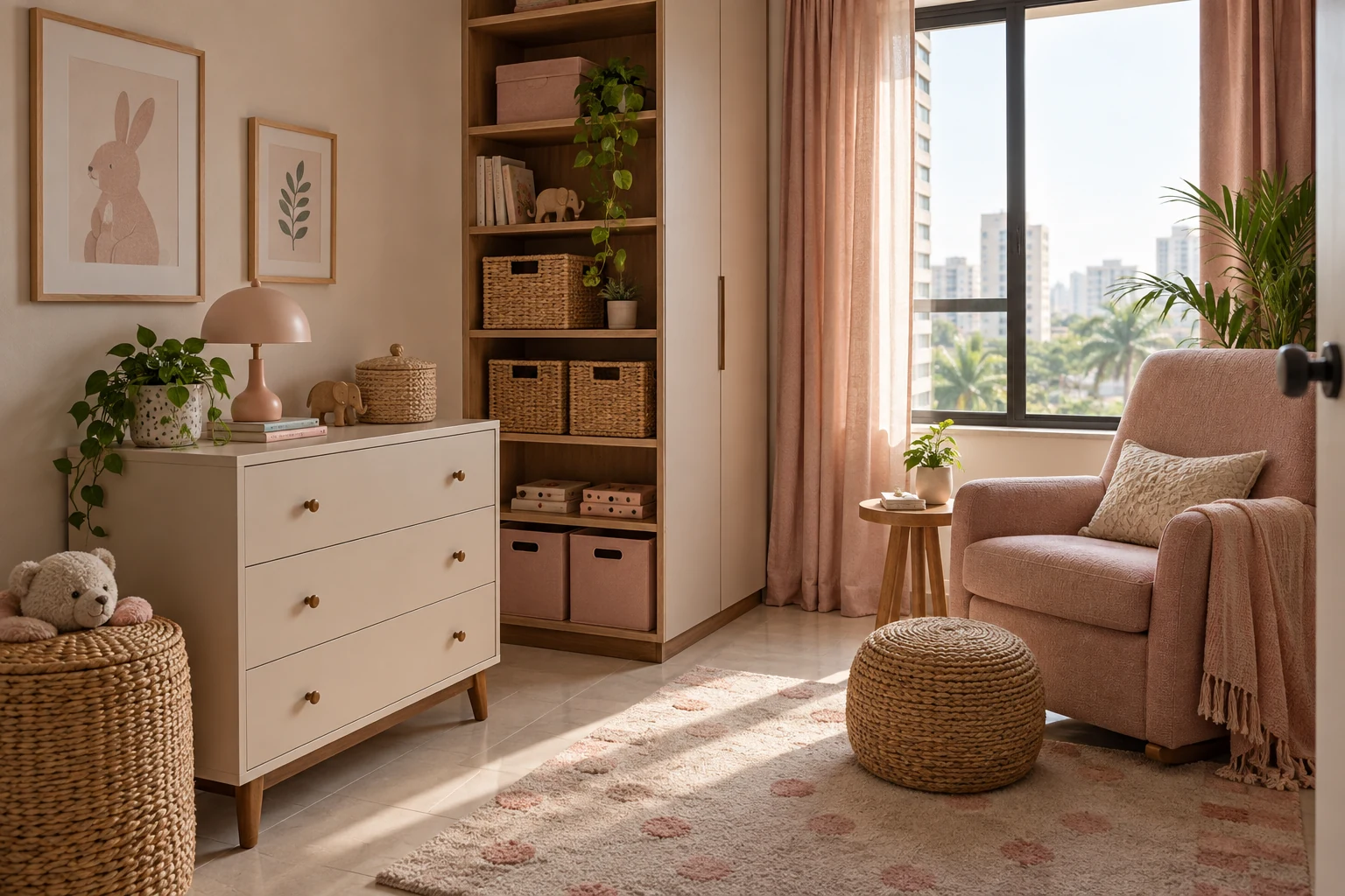 Concept illustration for Godrej Aveline: Nursery Storage Planning