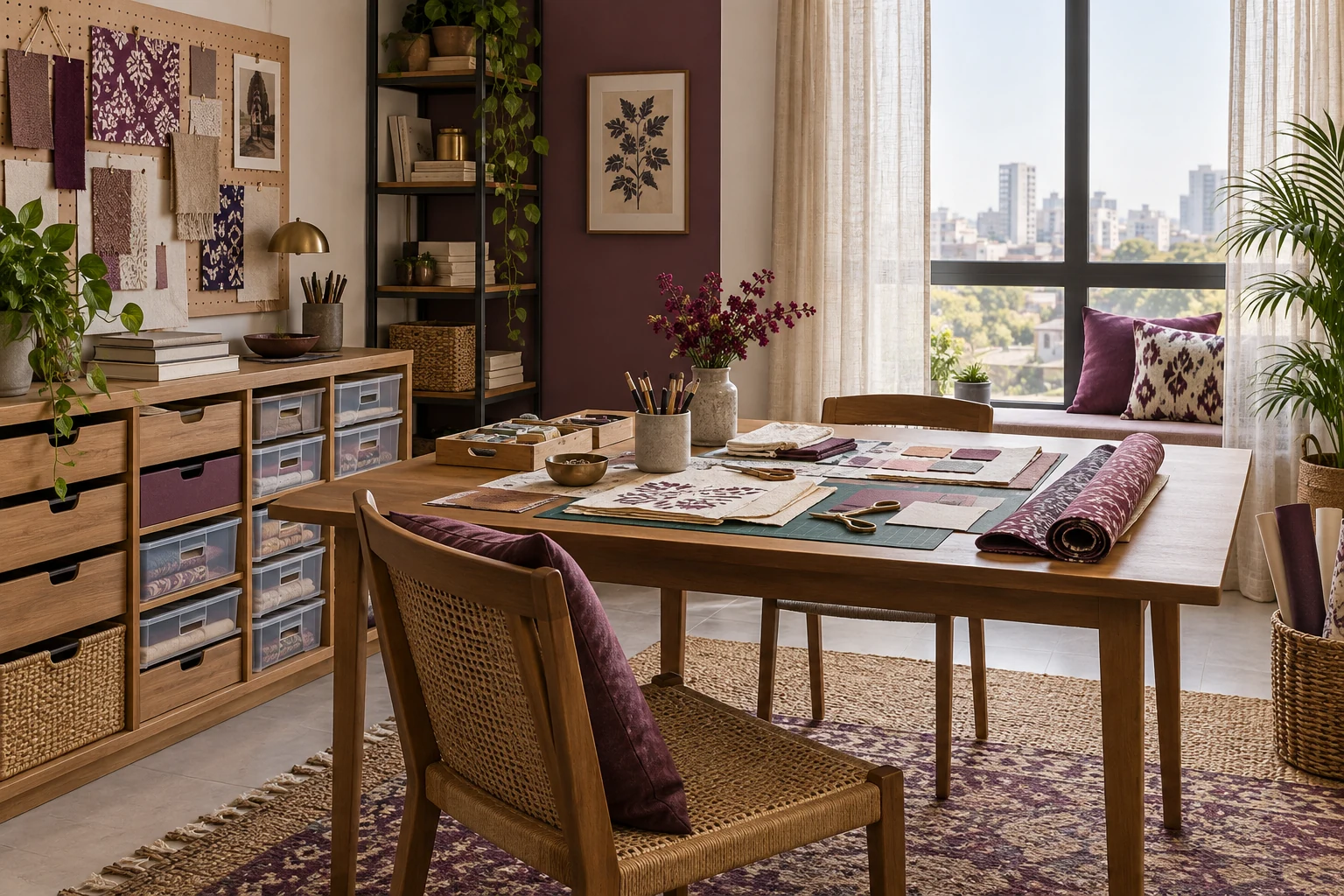 Concept illustration for Godrej Aveline: A Craft and Hobby Corner