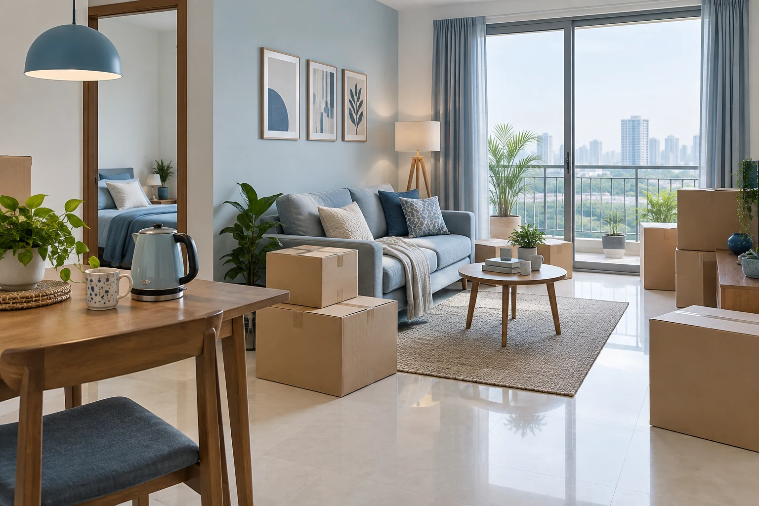 Concept illustration for Godrej Aveline: Your First Week After Moving