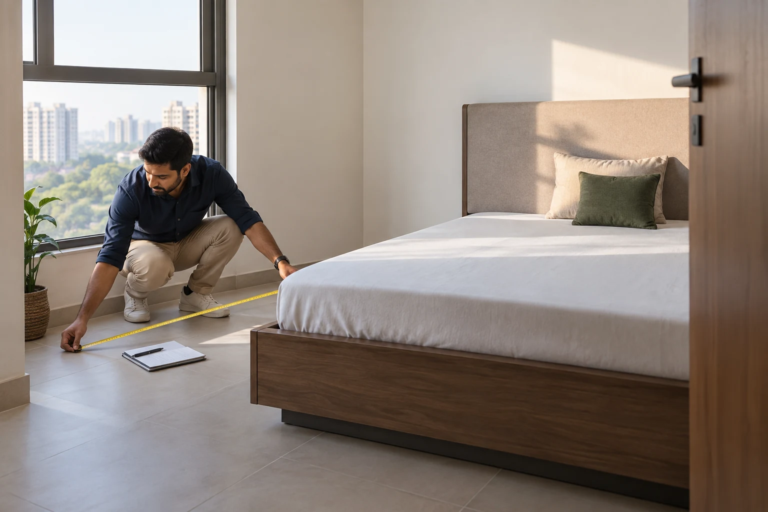 Concept illustration for Godrej MSR City Floor Plans: Furniture Fit