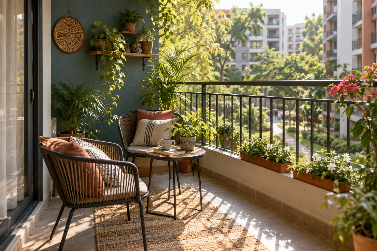Concept illustration for Godrej MSR City Balconies and Utility Space