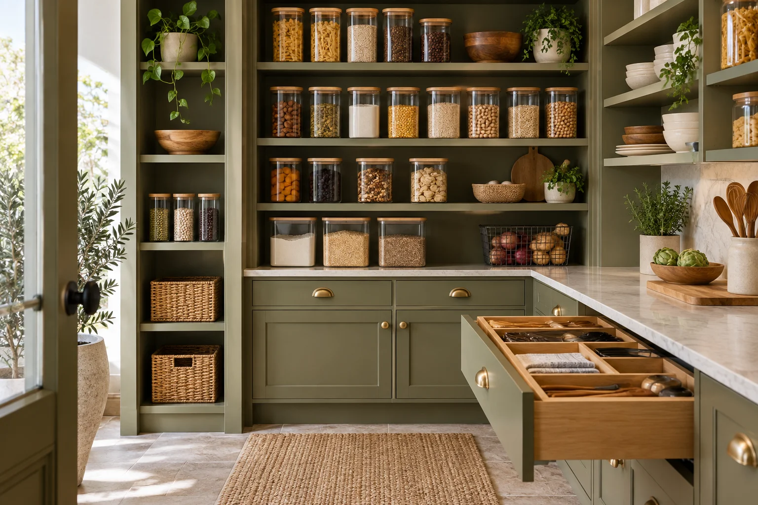 Concept illustration for Godrej Soukya Road: Pantry Organisation