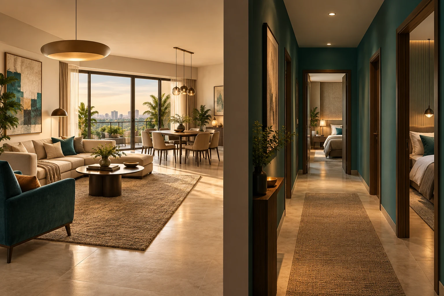 Concept illustration for Godrej Regent Park 3 BHK Premium vs Luxe