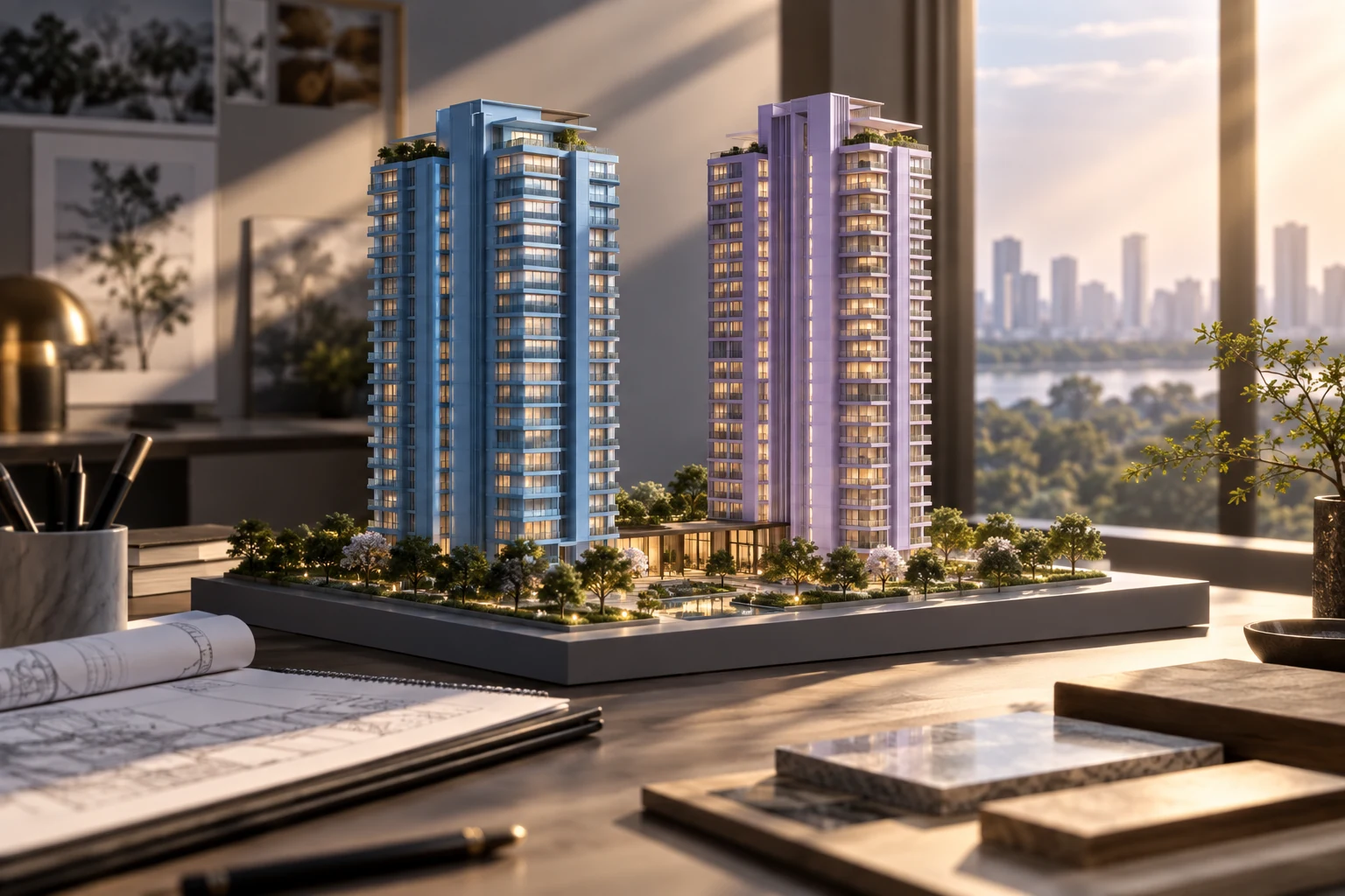 Concept illustration for Godrej Regent Park Tower Plans: Unit Numbers
