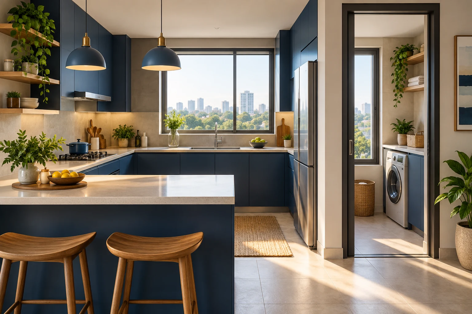 Concept illustration for Godrej Regent Park Kitchen and Utility Guide