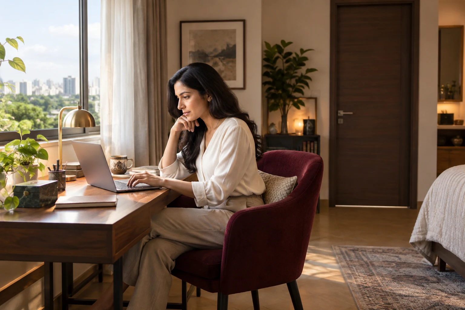 Concept illustration for Godrej Regent Park: A Work-from-Home Guide
