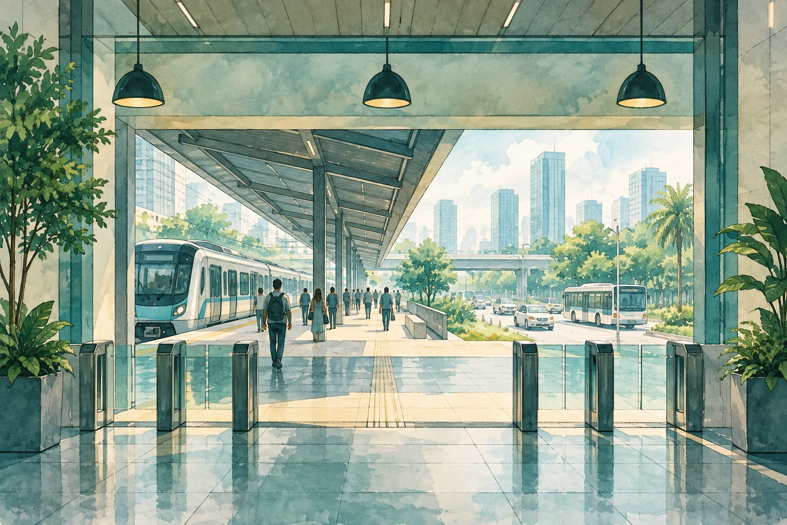 Concept illustration for Godrej Regent Park Metro and Carmelaram Guide