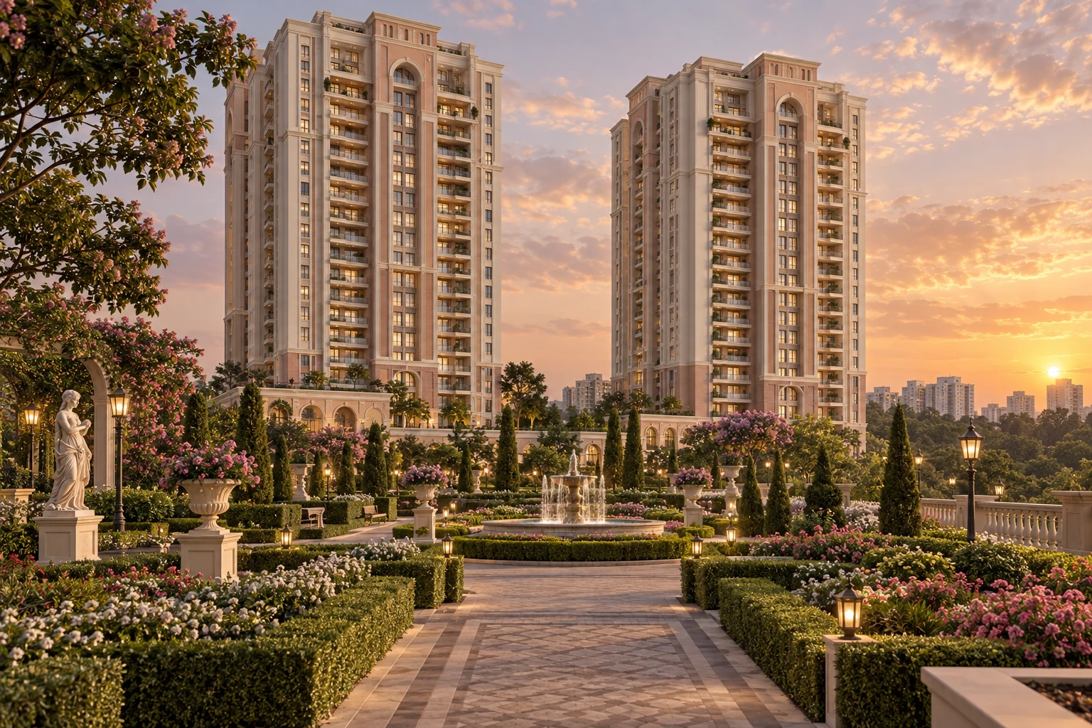 Godrej Regent Park conceptual architectural illustration