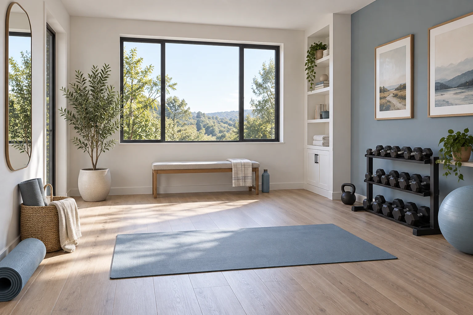 Concept illustration for Godrej Soukya Road: Home Gym Planning