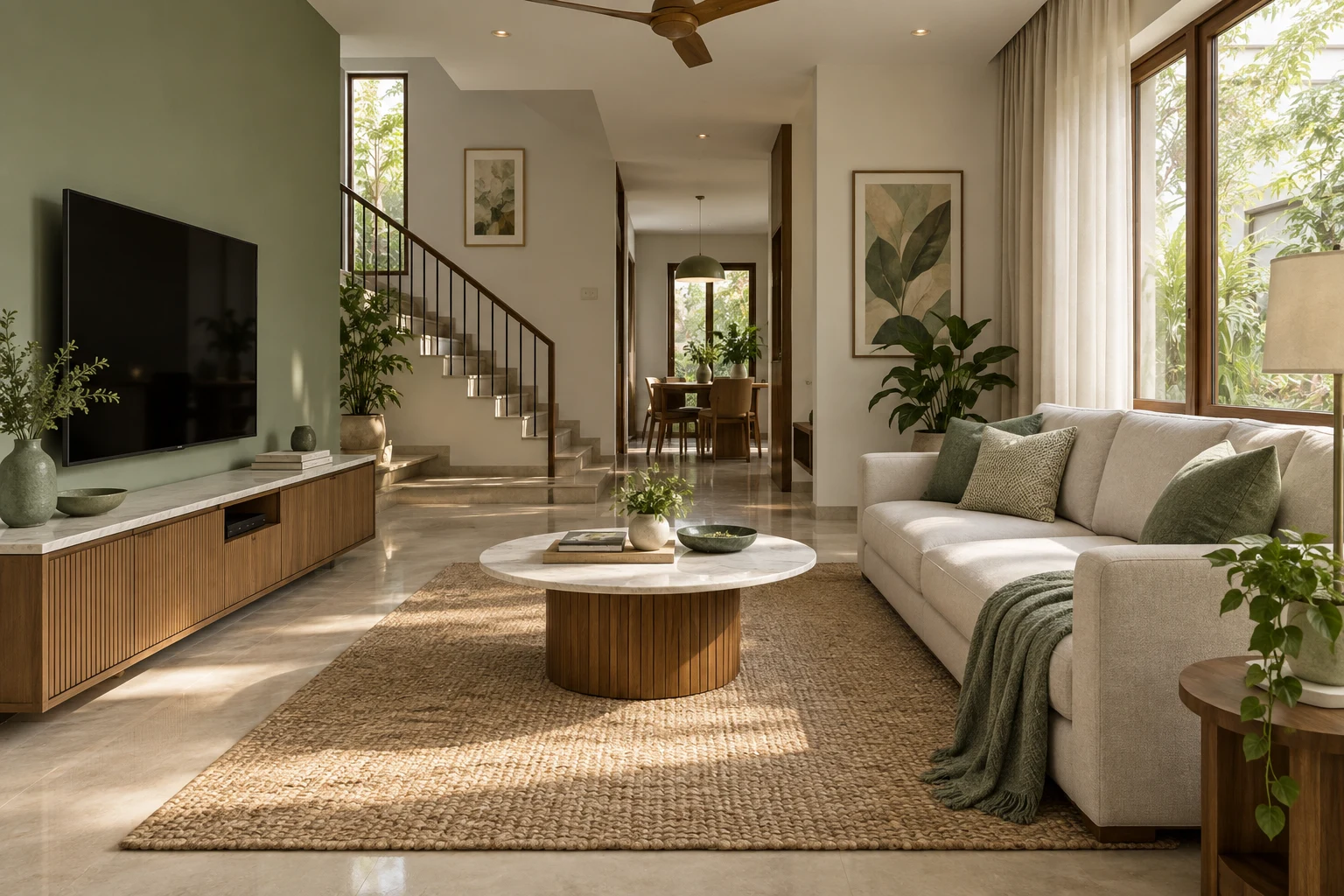 Concept illustration for Godrej Soukya Road: TV Room Planning