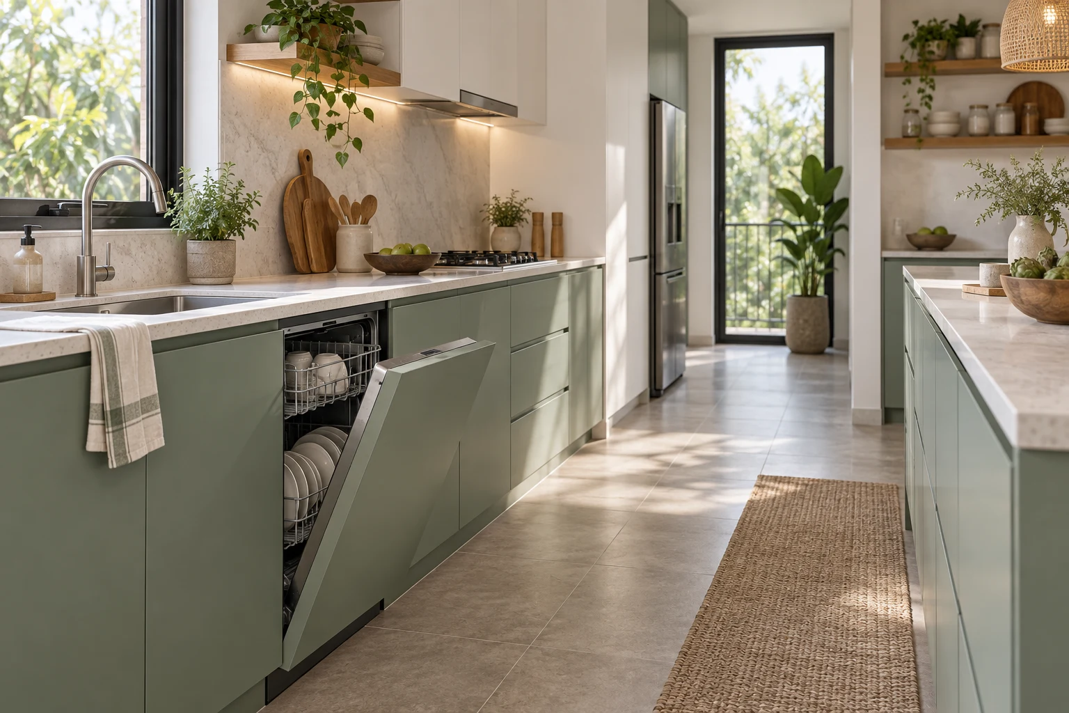 Concept illustration for Godrej Soukya Road: Dishwasher Placement Guide