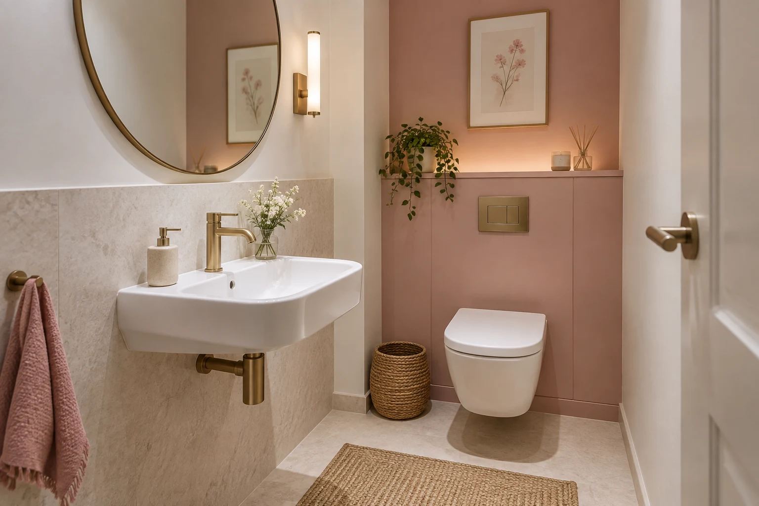 Concept illustration for Godrej Soukya Road: Guest Washroom Planning