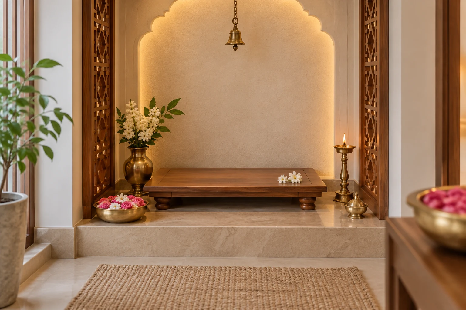 Concept illustration for Godrej Soukya Road: Planning a Pooja Space