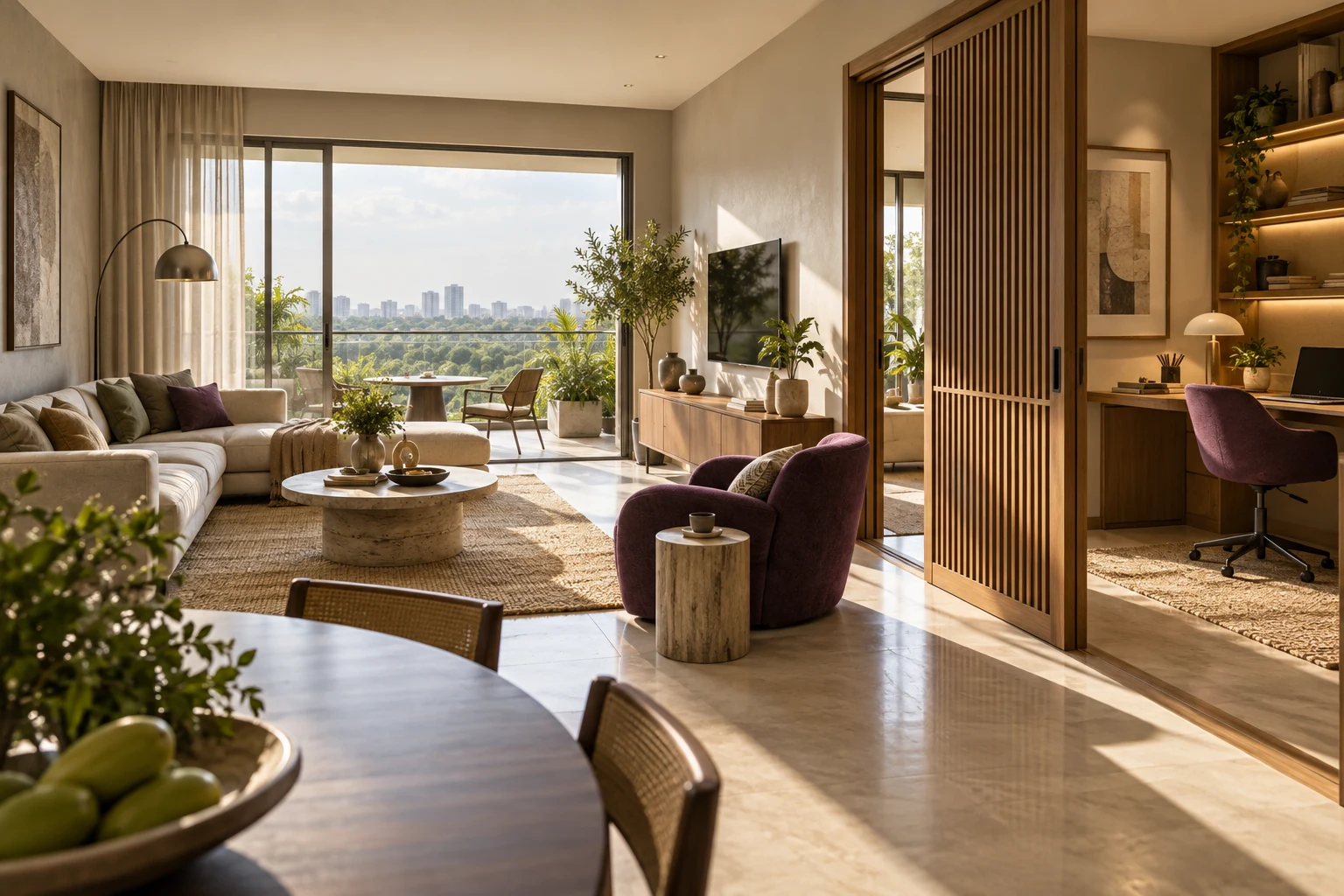 Concept illustration for Godrej Vanantara 4.5 BHK: Space That Works