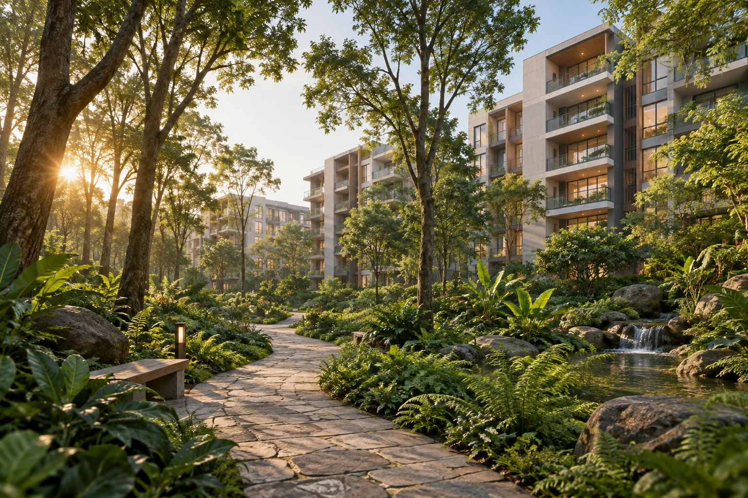 Godrej Woods conceptual illustration